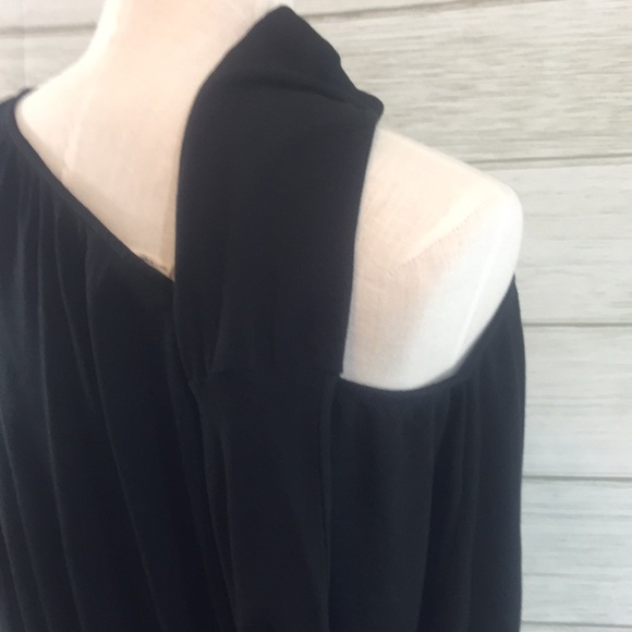 FP Beach •Black Pullover Dolman Tapered Waist Top - Picture 13 of 13